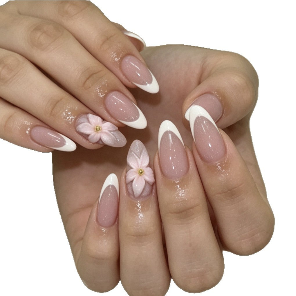 Floral 3D Nagelkunst Tipps Brehn