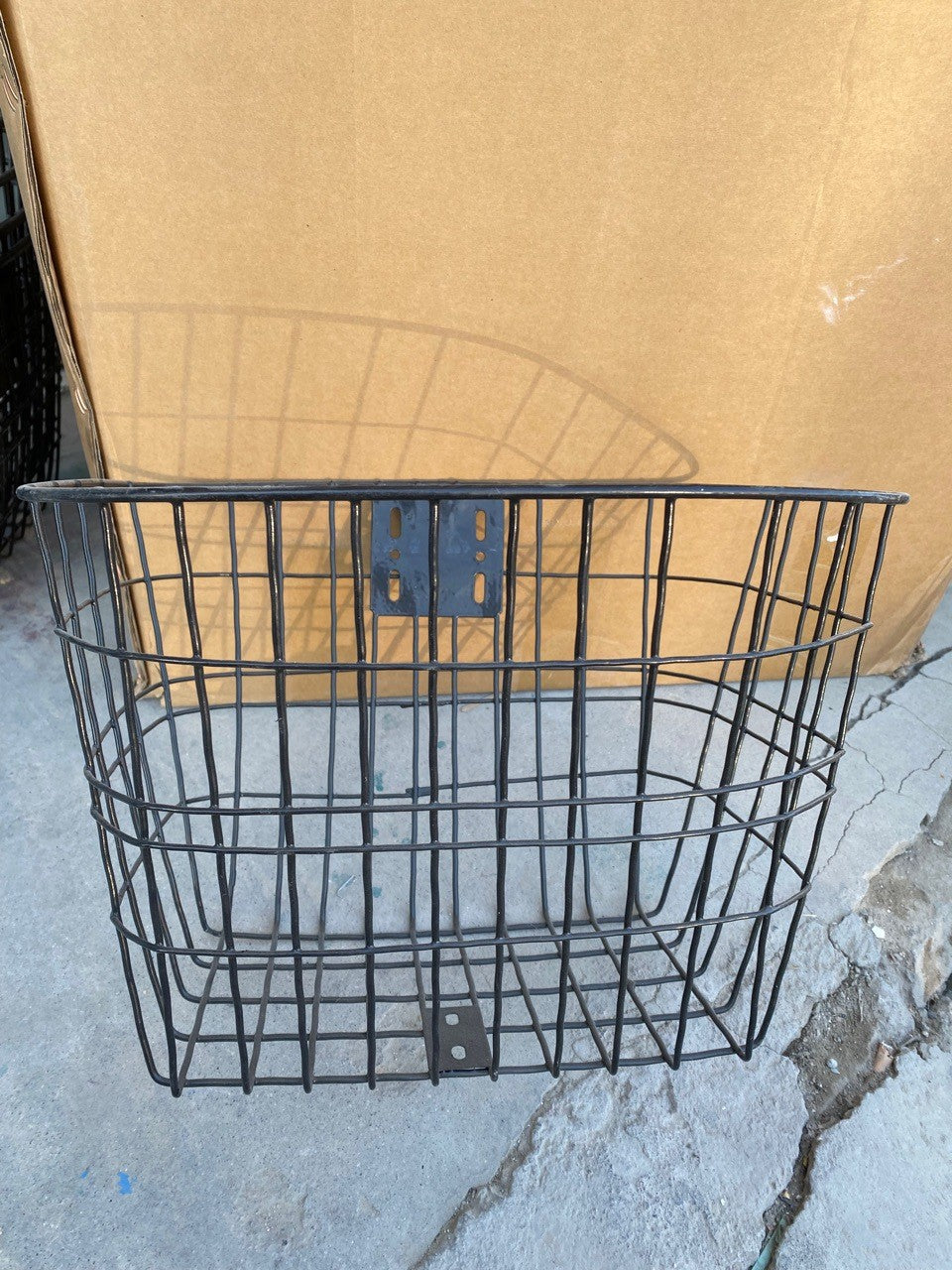 Haltbarer Metall-Fahrrad-Aufbewahrungskorb Brehn