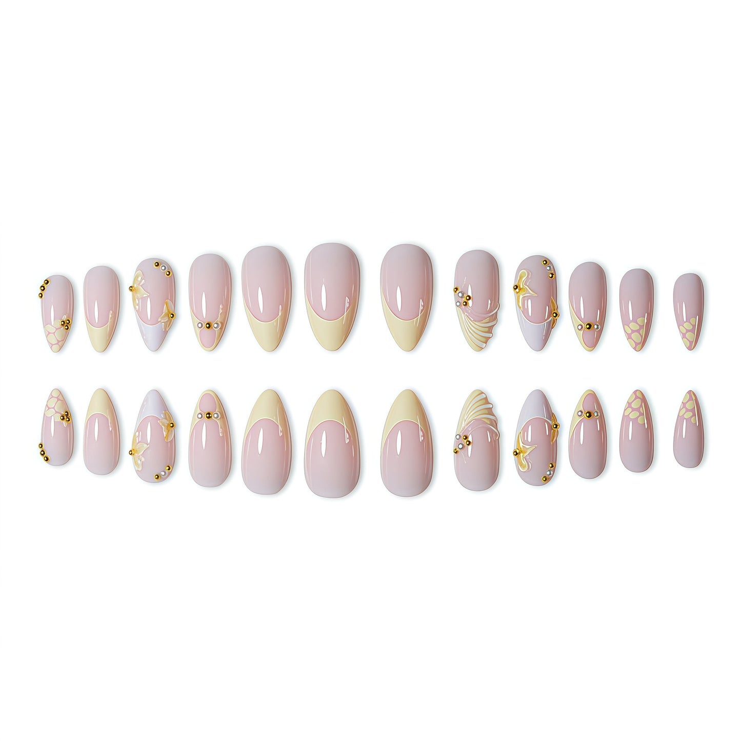Elegante 3D Blumennagelkunstverlängerungen Brehn