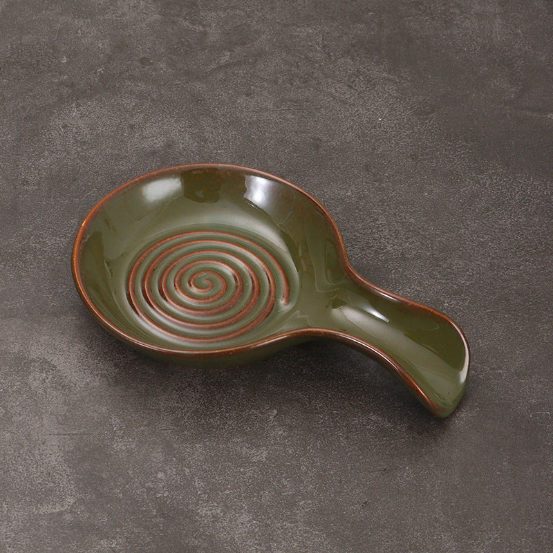 Künstlerisches Spiral-Design Serviergeschirr