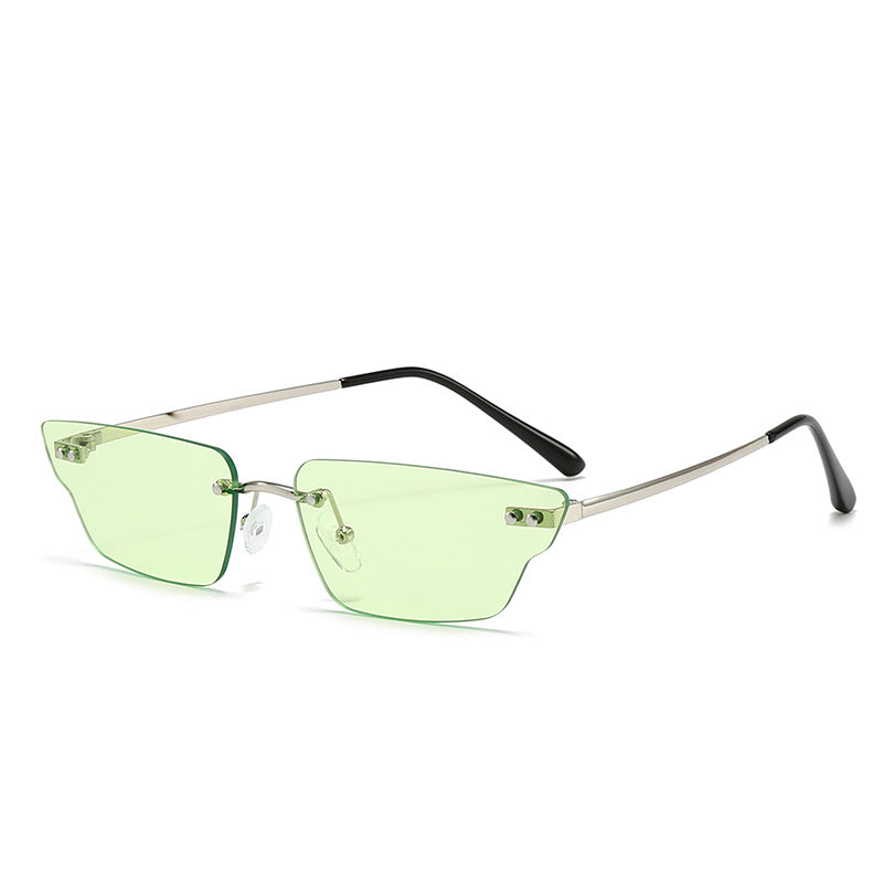 Damen futuristische geometrische Sonnenbrille Brehn