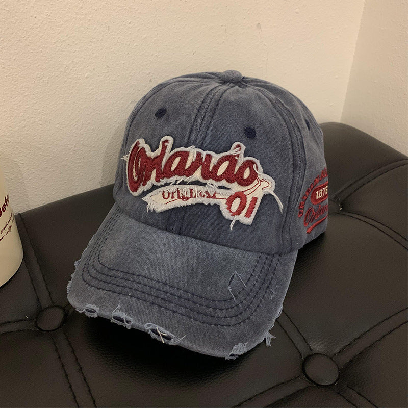 Vintage Distressed Baumwoll Baseballmütze