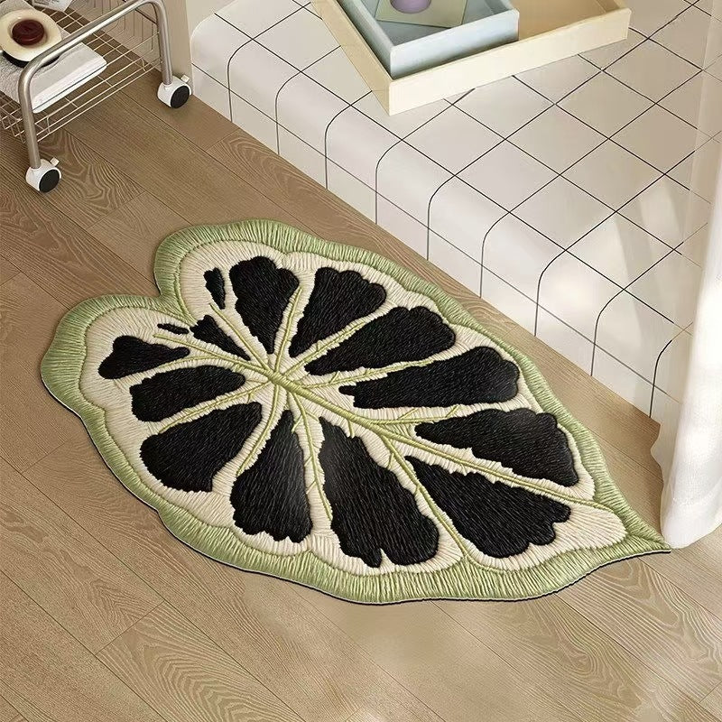Monstera-Blatt-förmige Fußmatte Brehn