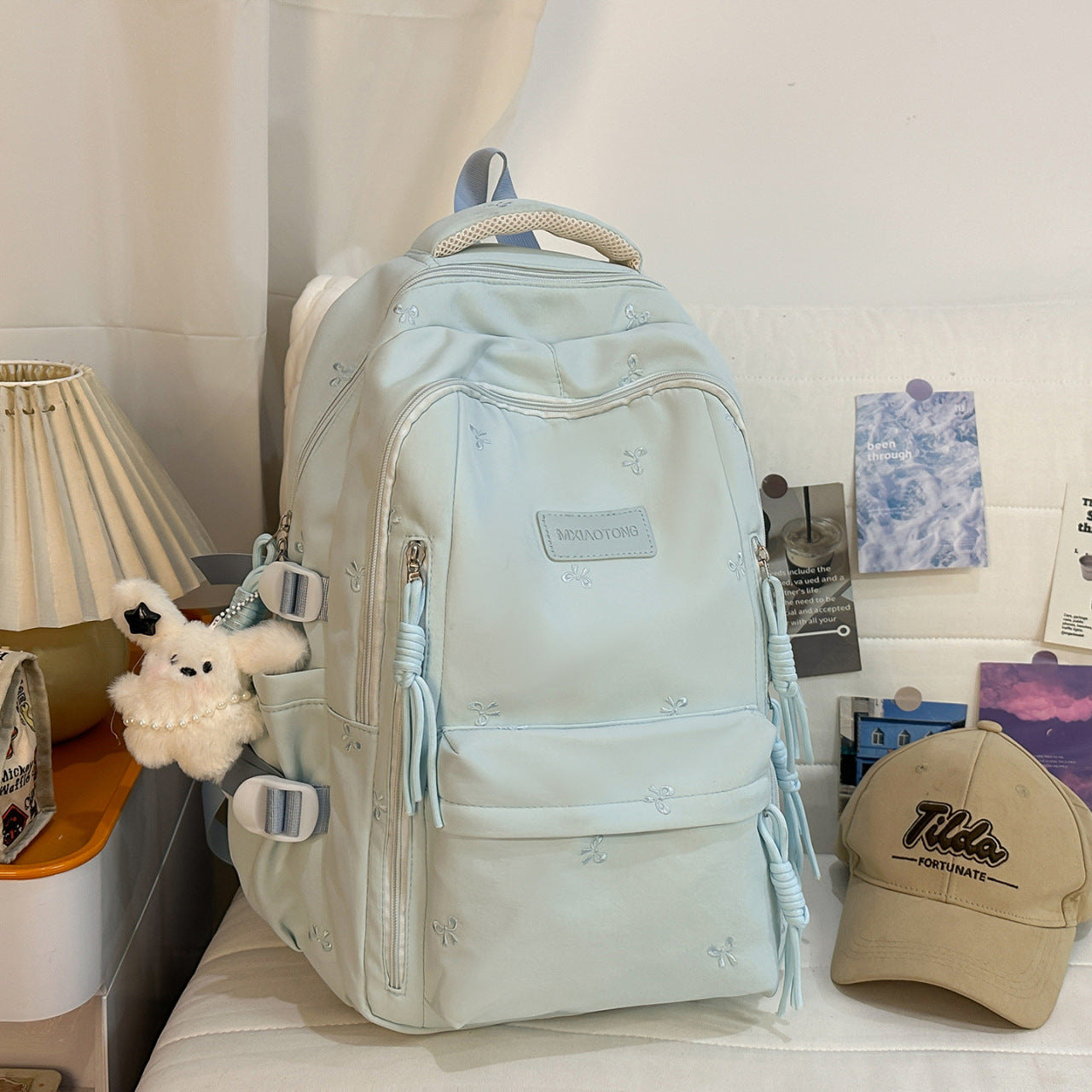 Stylischer bestickter Rucksack