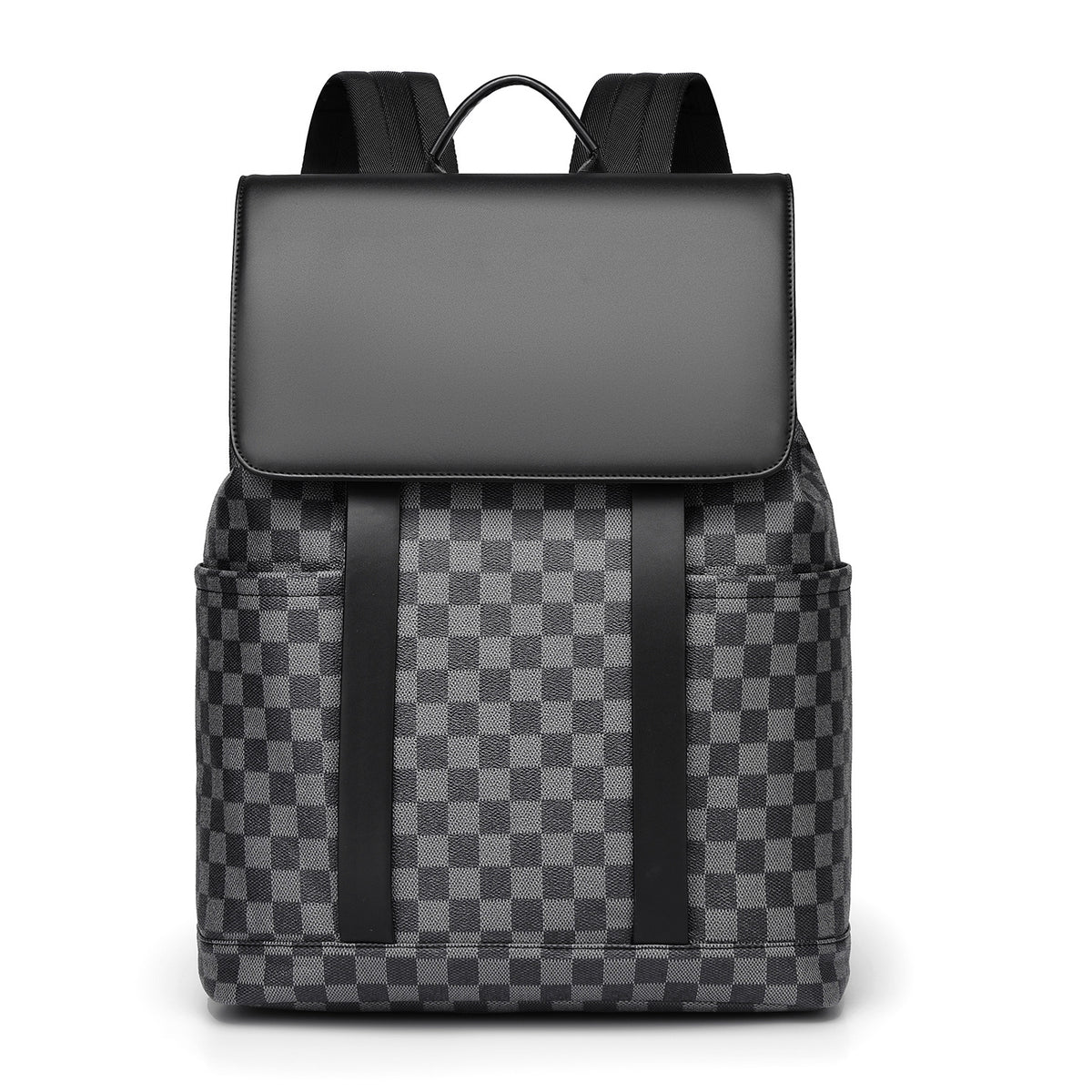 Chic Schachbrettmuster Rucksack Brehn