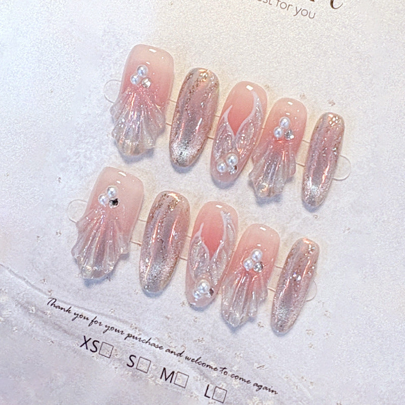 Dekoratives Press-On Nagelset Brehn