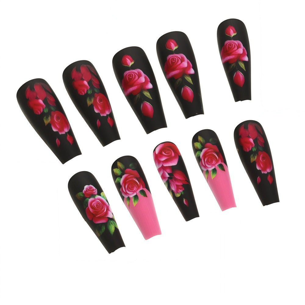 Kunstvolle Rosen Nagelspitzen Brehn