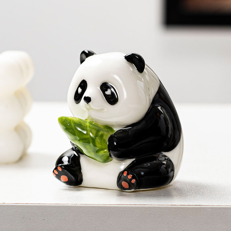 Niedlicher Panda Dekorationsfigur Brehn