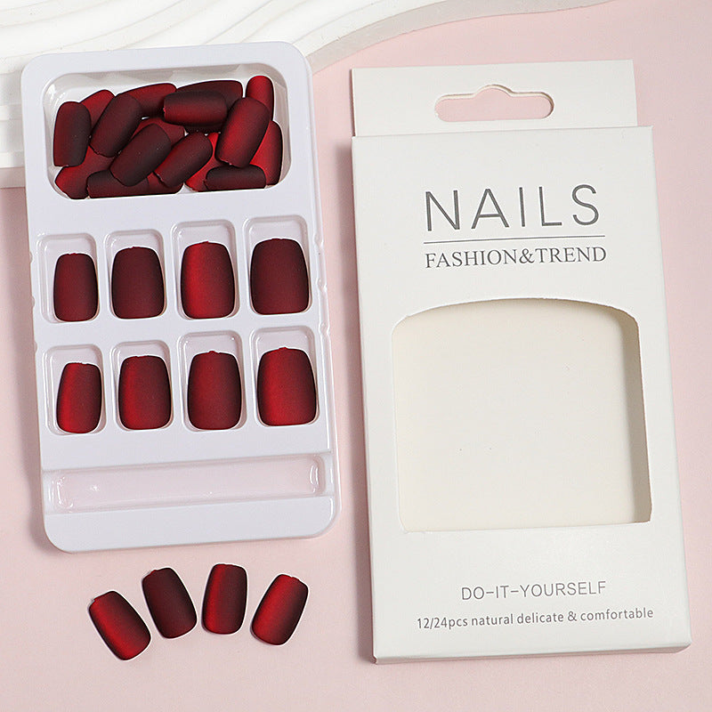 DIY natürliche Finish Press-On Nagelspitzen Brehn