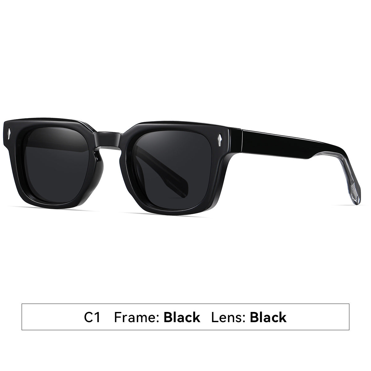 Damen modische Sonnenbrille mit quadratischem Rahmen und verlaufenden Gläsern Brehn