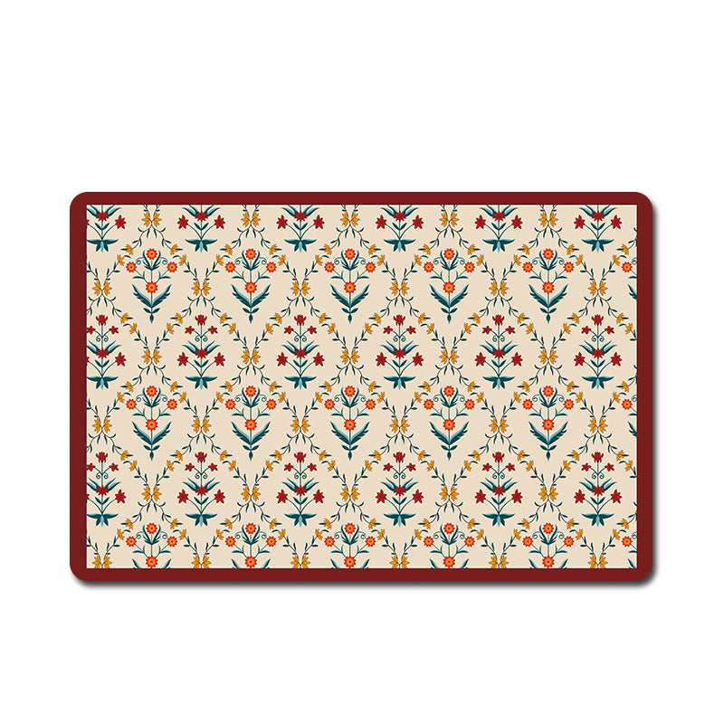 Vintage Floral Pattern Badmatte Brehn