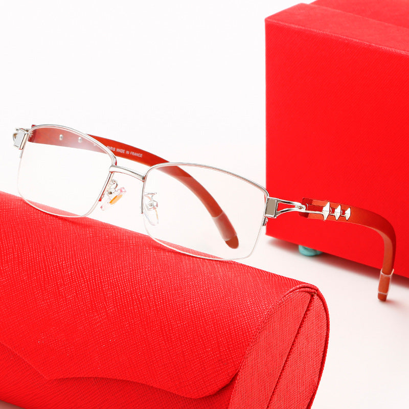 Damen exklusive Designer-Sonnenbrille mit hochglanzveredeltem Metallrahmen und polarisierenden Gläsern Brehn