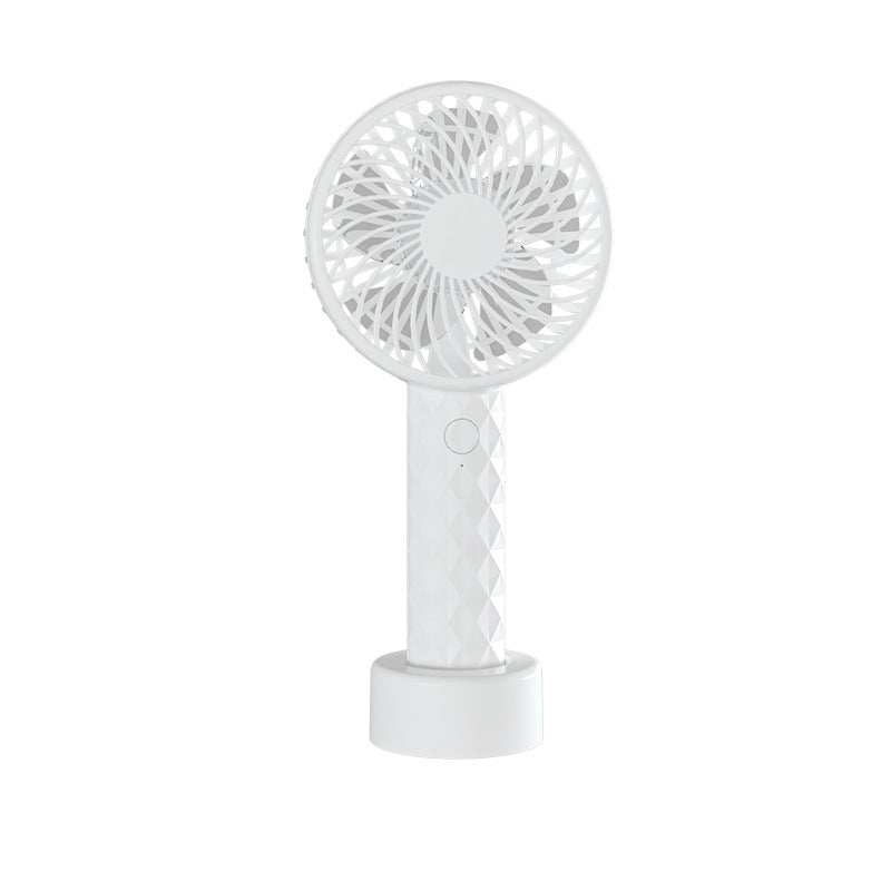 Damen tragbarer Mini-Handventilator mit ergonomischem Griff und USB-Ladefunktion Brehn