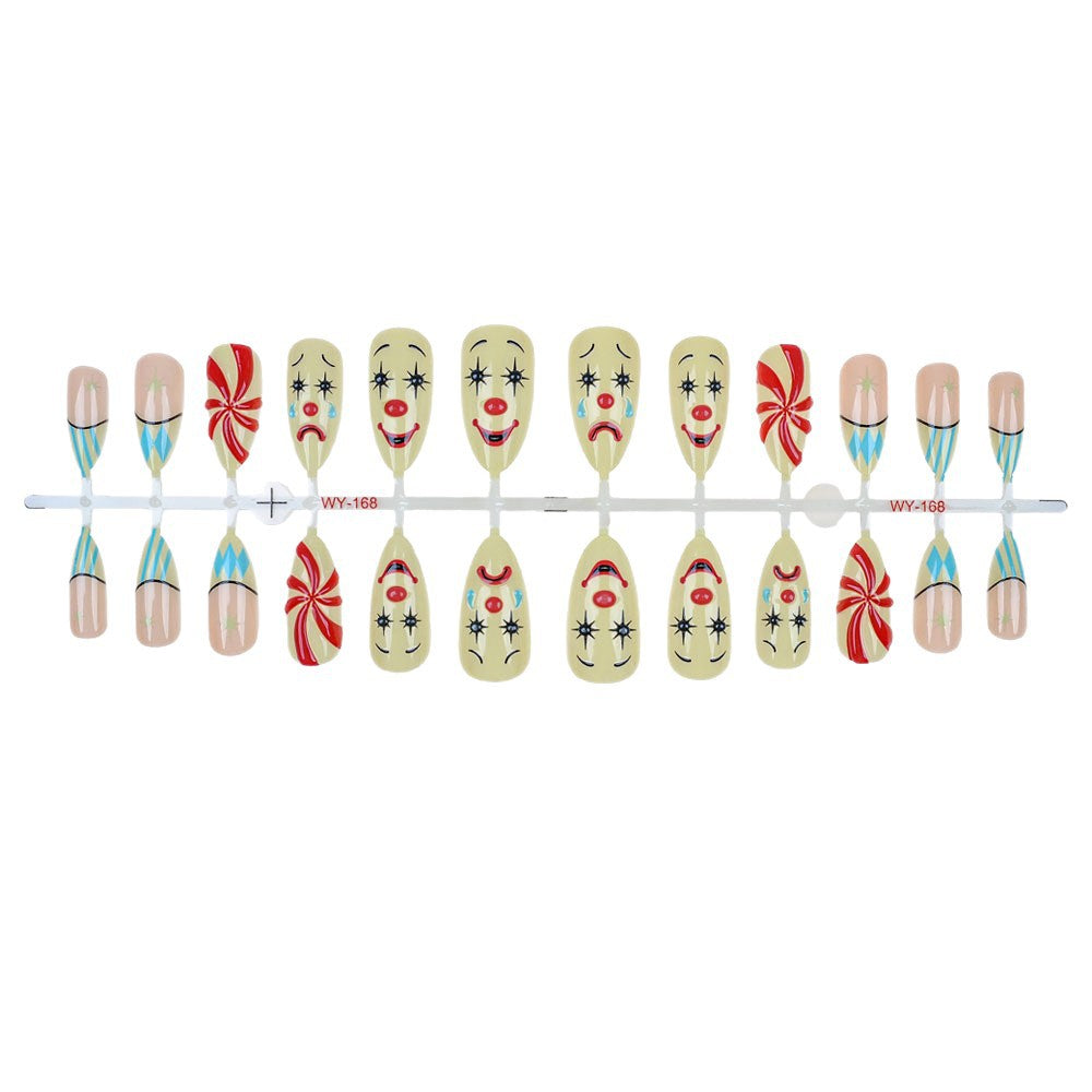 Verspieltes, von Charakteren inspiriertes Press-On-Nagelset Brehn
