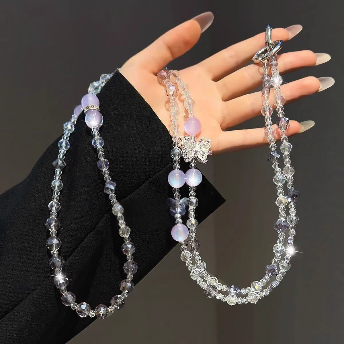 Elegante Perlen-Handyband Brehn
