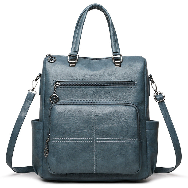 Stilvoller Multi-Funktions-Leder-Rucksack Brehn