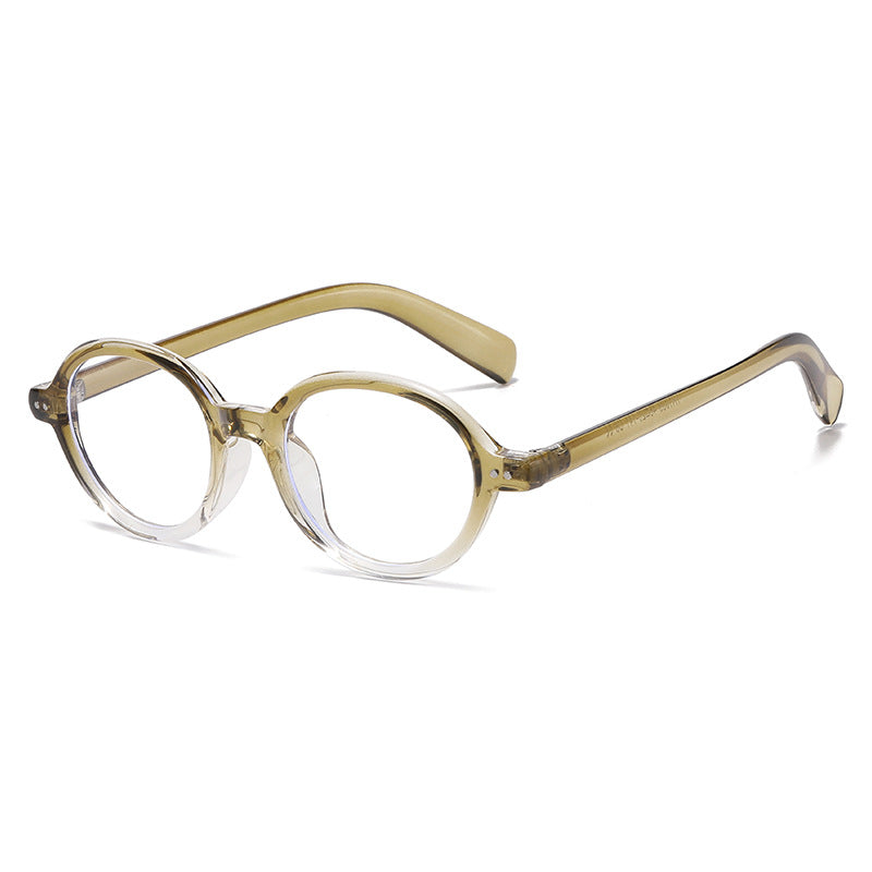 Retro-inspirierte klare Rahmenbrille