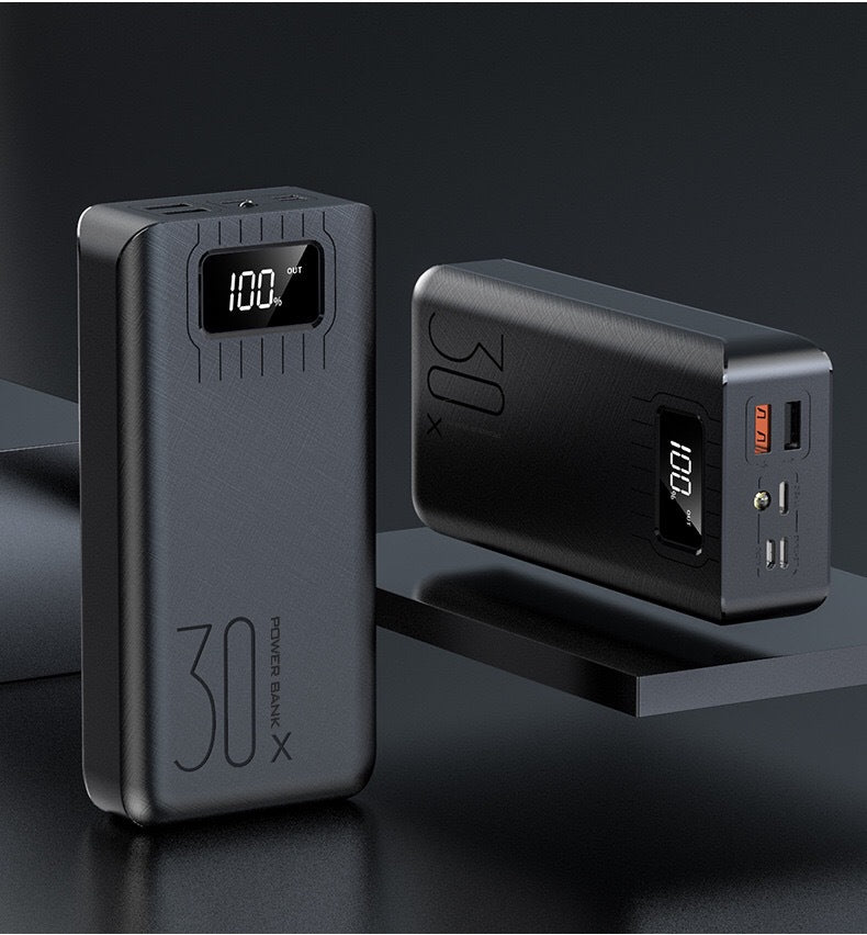 Hochleistungs-Powerbank mit Intelligenter Lcd-Anzeige und Zwei Usb-Anschlüssen Brehn