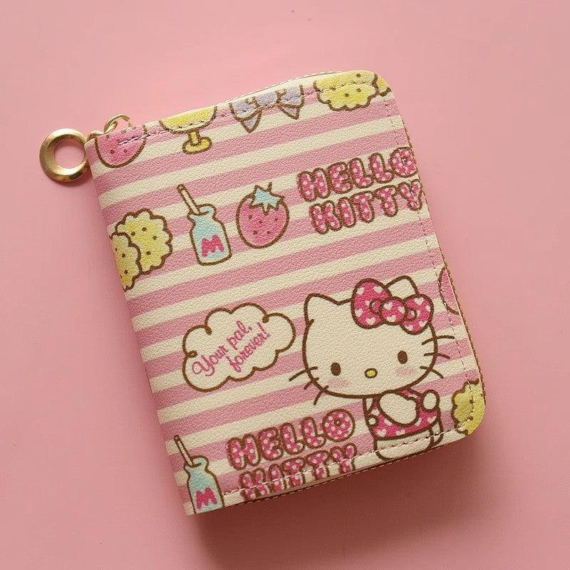Hello Kitty-Themen-Reißverschluss-Geldbörse Brehn