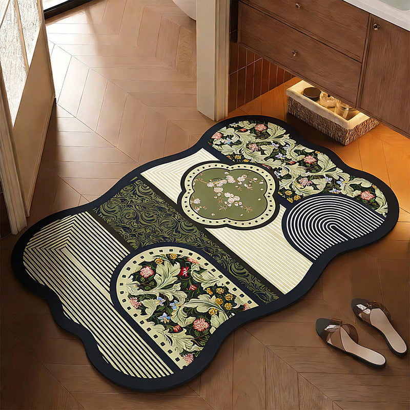 Dekorative Badezimmermatte