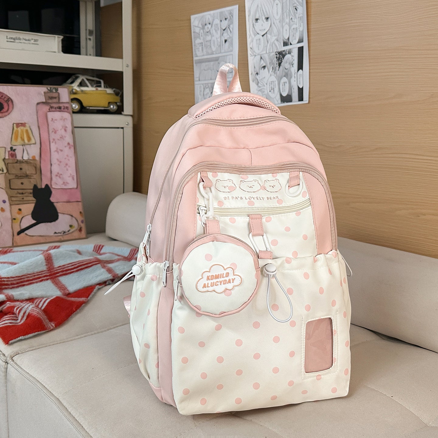 Spaß Charakter-Themen Multi-Taschen Schultasche