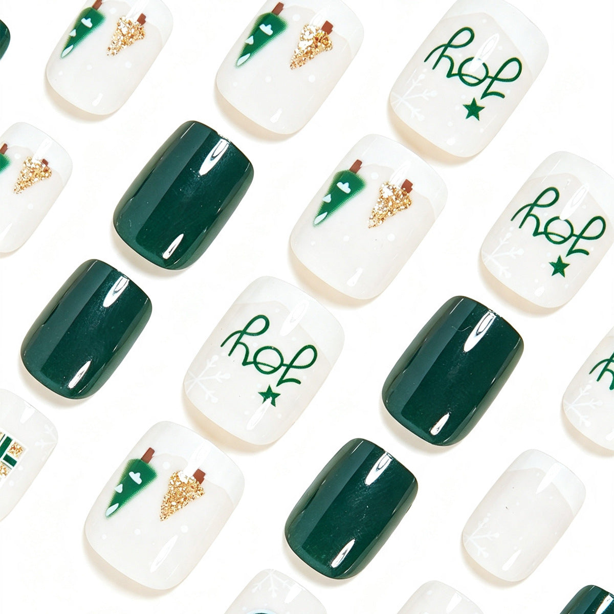 Festliches Feiertags-Nageldesign Brehn