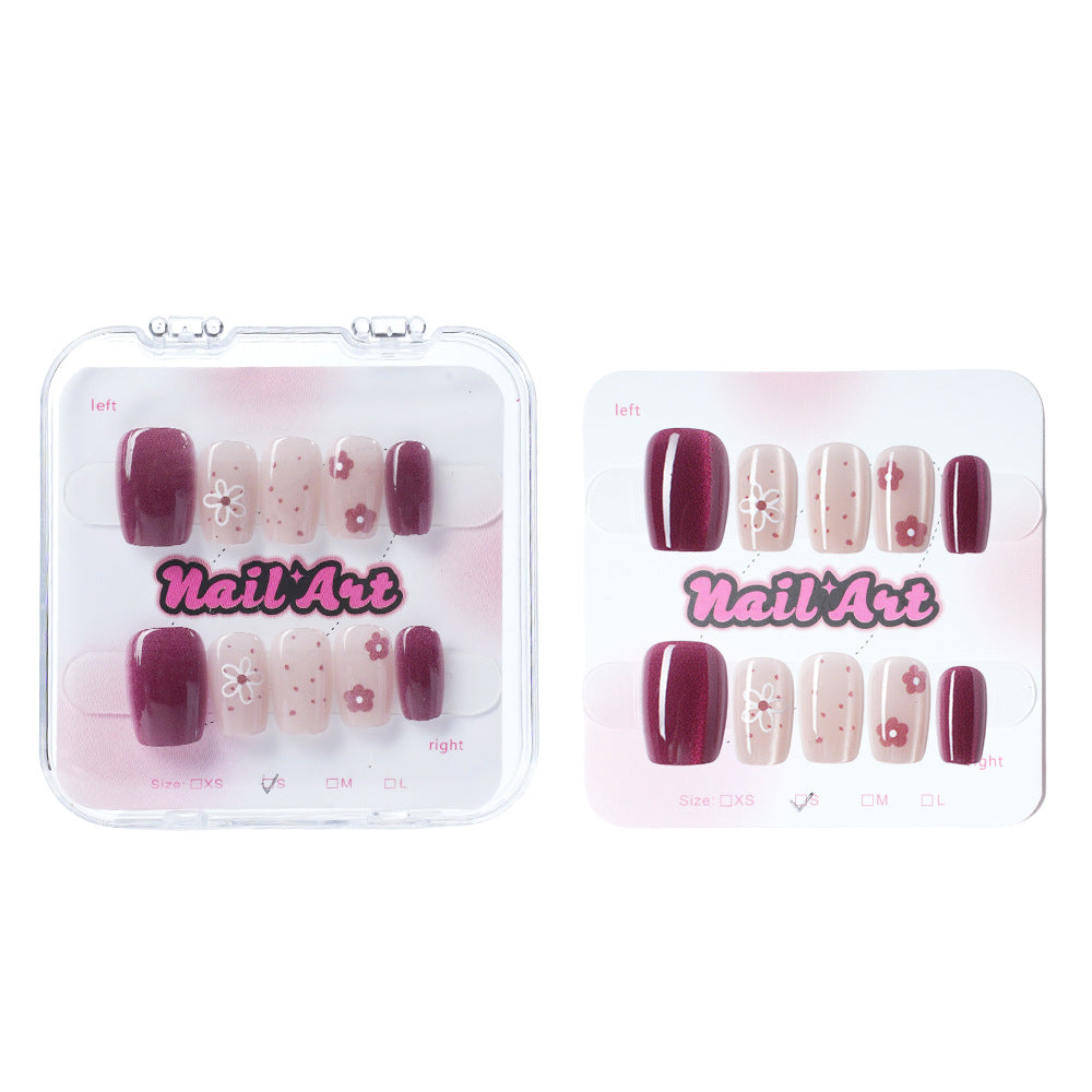 Dekoratives Floral Press-On Nagelset Brehn 1788157440