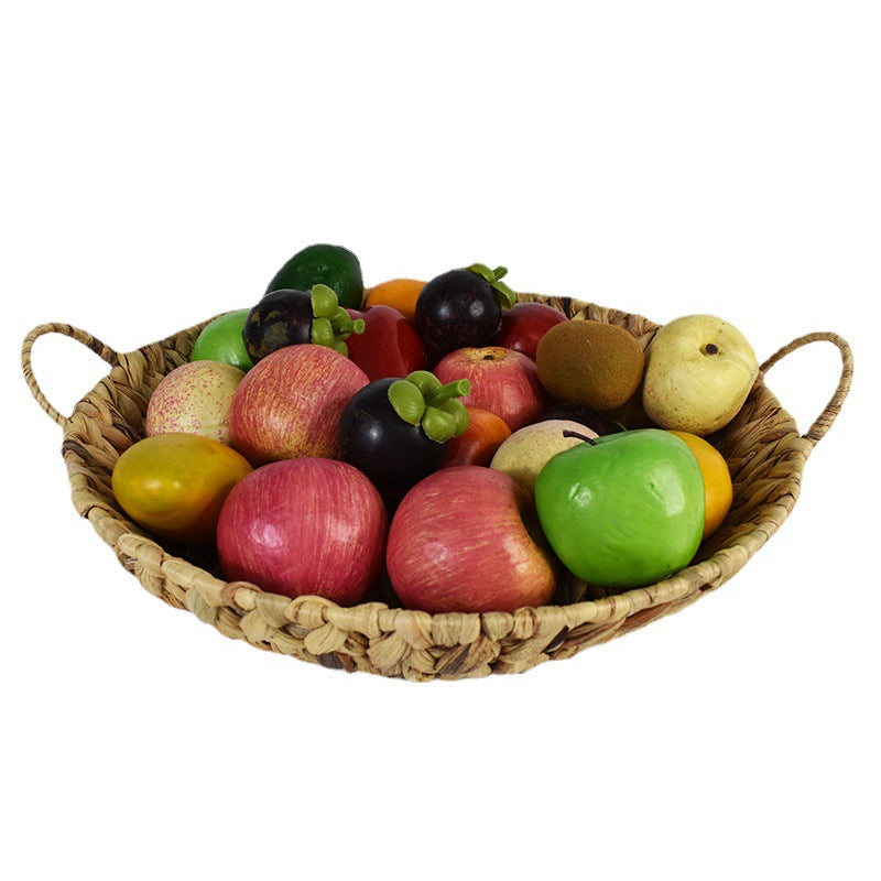 Handgewebtes natürliches Serviertablett Set Brehn