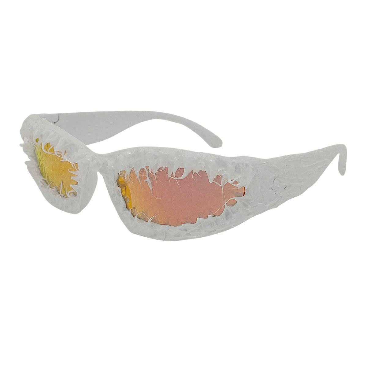 Damen einzigartige Sportsonnenbrille im futuristischen Design Brehn