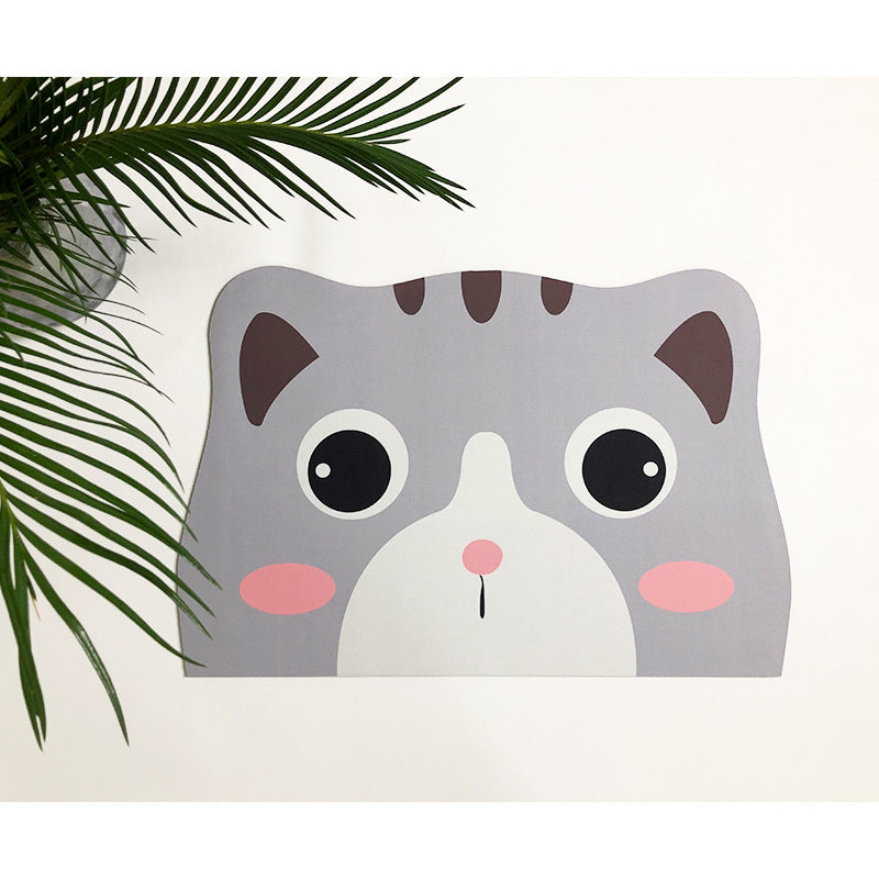 Niedlicher Katzen Design Badezimmermatte Brehn
