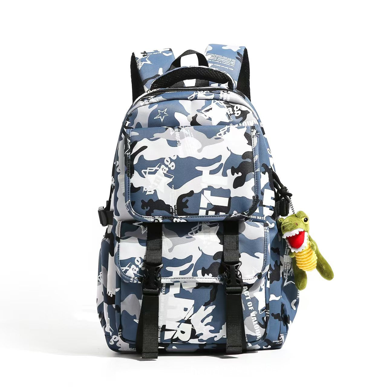 Multifunktionaler Rucksack mit Robustem Camouflage-Muster und Großen Fächern Brehn
