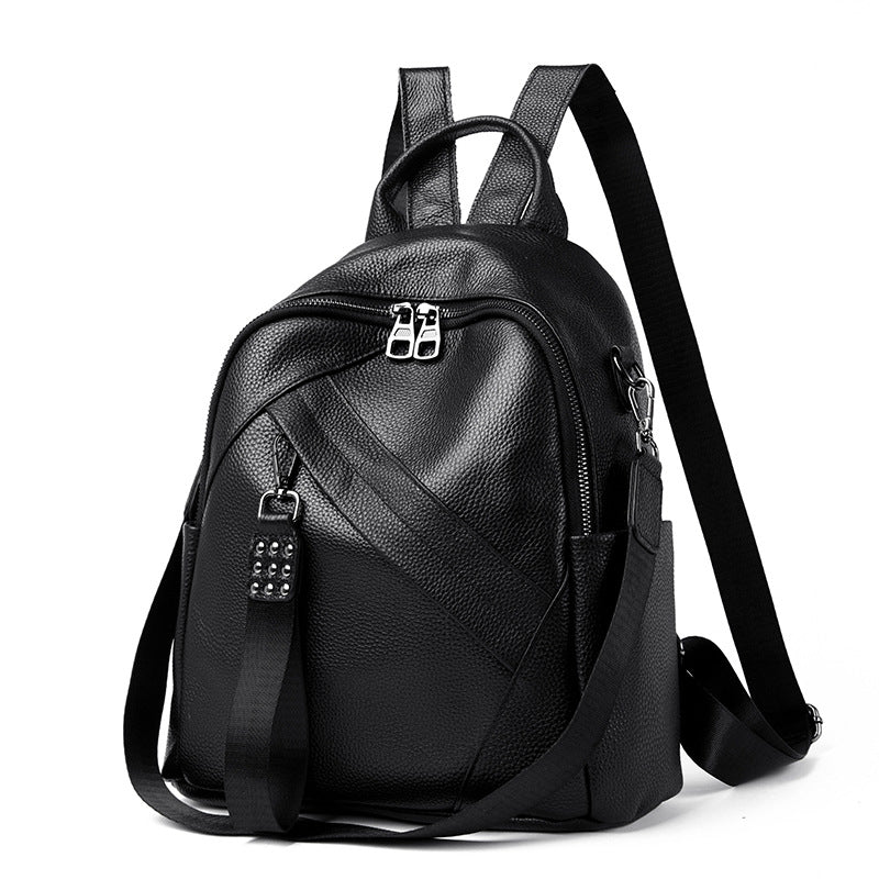 Vintage-inspirierter strukturiertes Leder-Rucksack Brehn