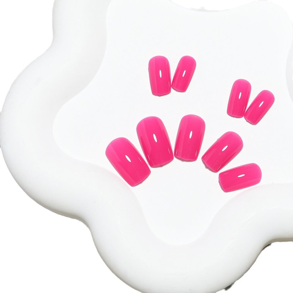 Glänzendes geformtes Press-On-Nagelset Brehn