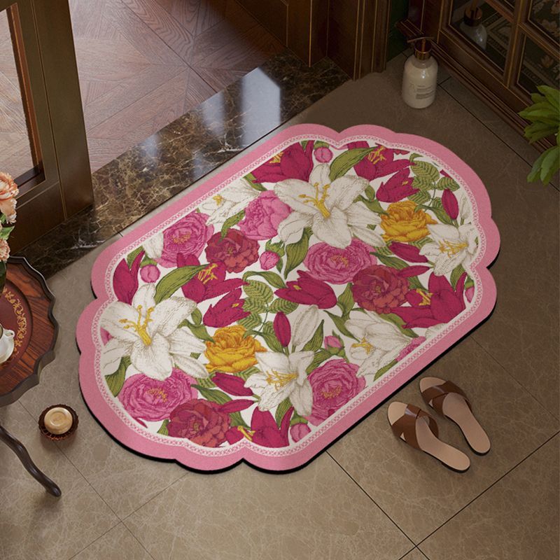 Florale dekorative Badematte Brehn