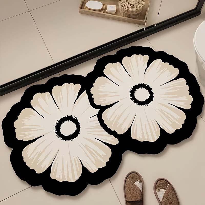 Damen Blumenmuster Badezimmermatte