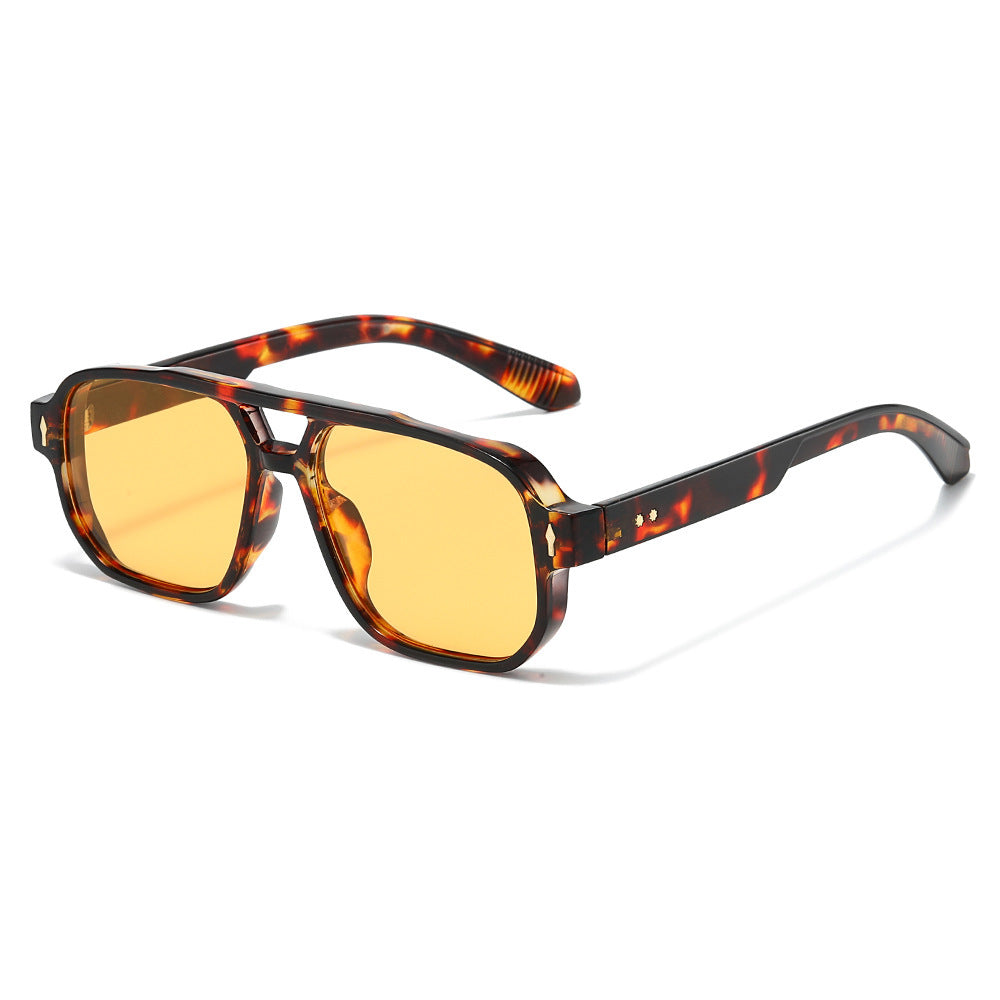 Modebewusste polarisierte rechteckige Sonnenbrille Brehn