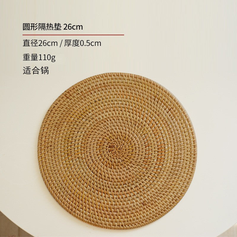 Damen stilvoller handgefertigter Untersetzer aus Naturmaterial Brehn