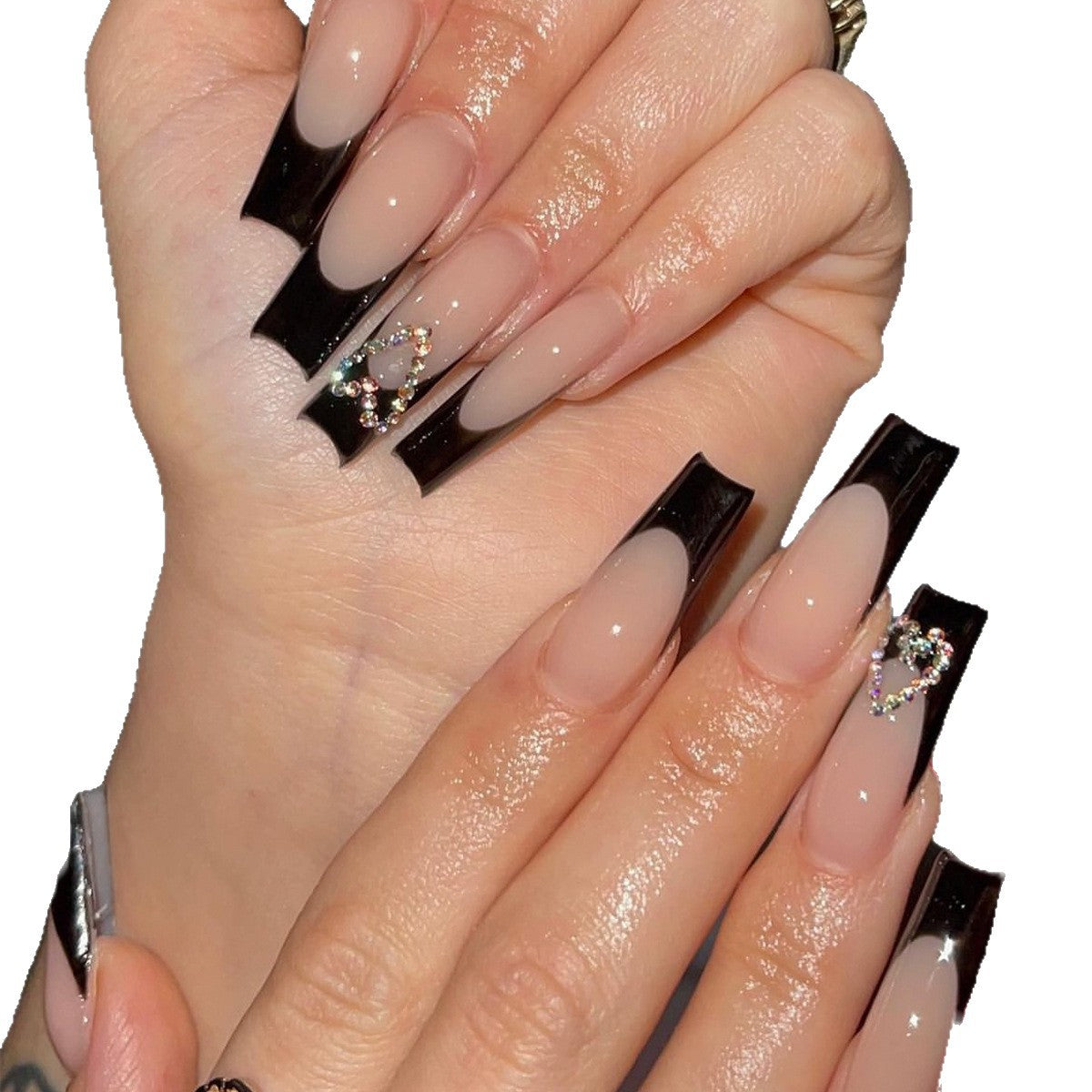 Stylische dekorative Press-On-Nagelkunst Brehn
