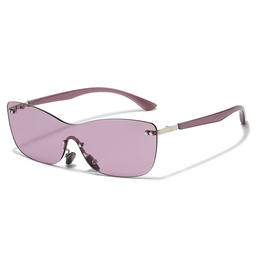 Modische Übergröße Cat-Eye Sonnenbrille Brehn