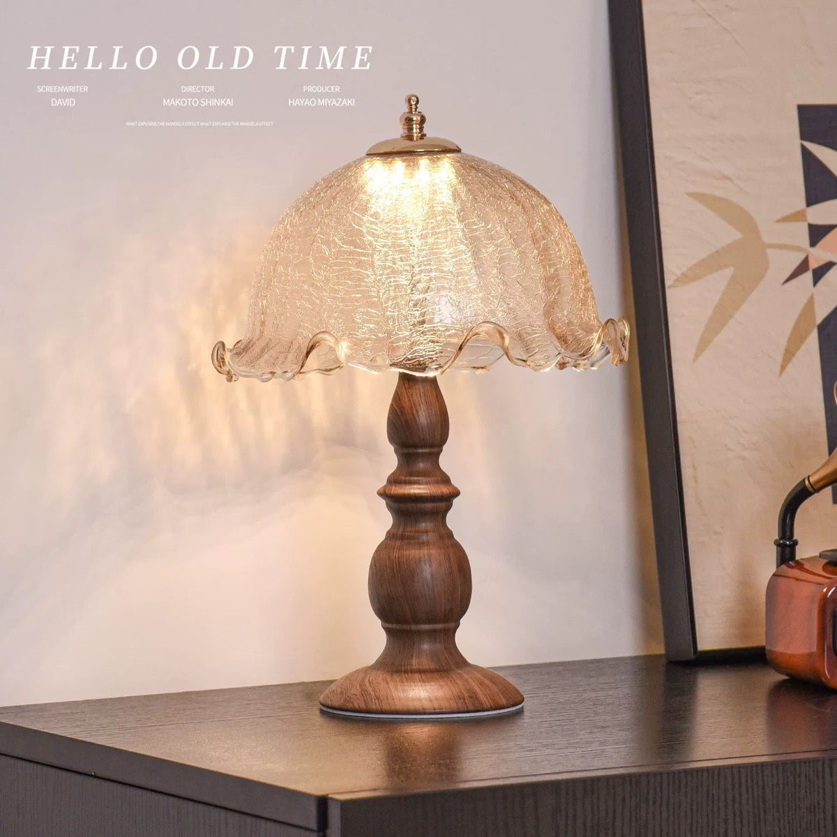 Vintage elegante Tischlampe