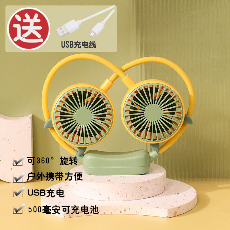 Tragbarer Nackenventilator mit Flexibler Halterung Brehn
