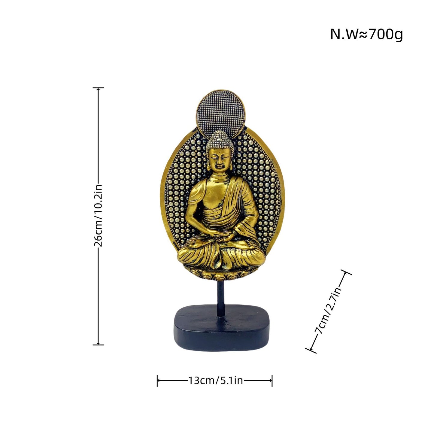 Dekorative Buddha Statue Brehn