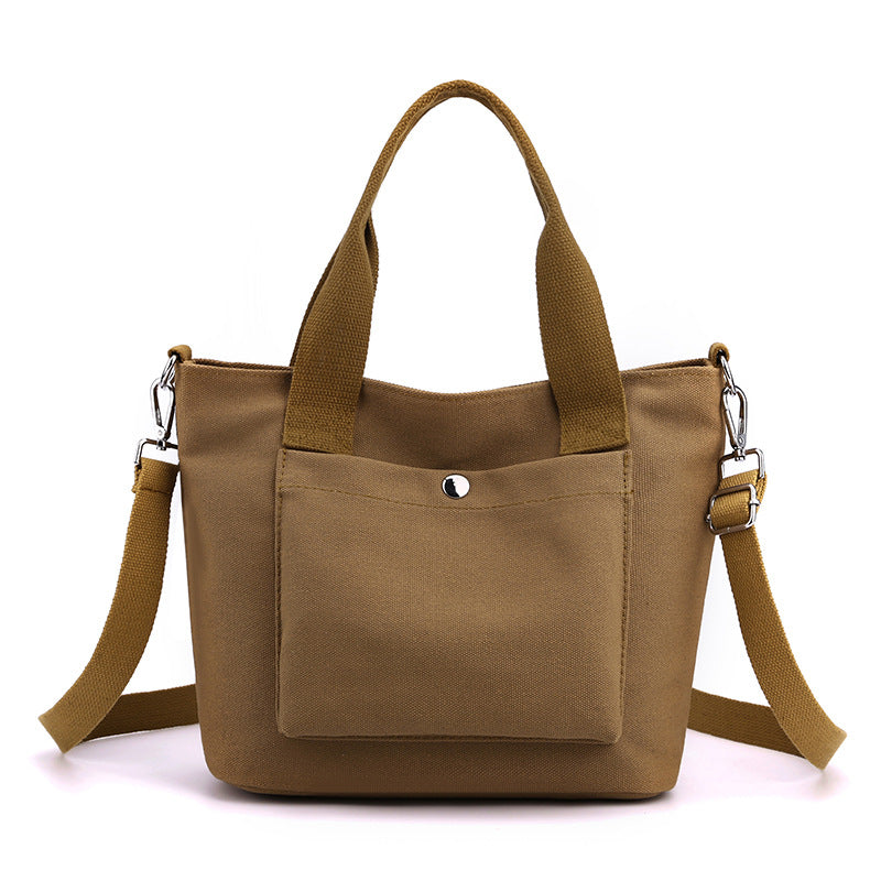 Kompakte Multi-Funktions-Canvas-Handtasche Brehn