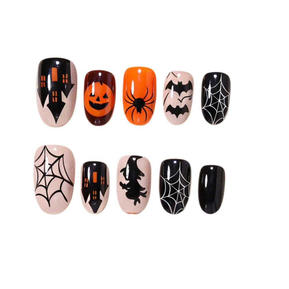 Halloween-Themen Press-On Nail Art Kit Brehn