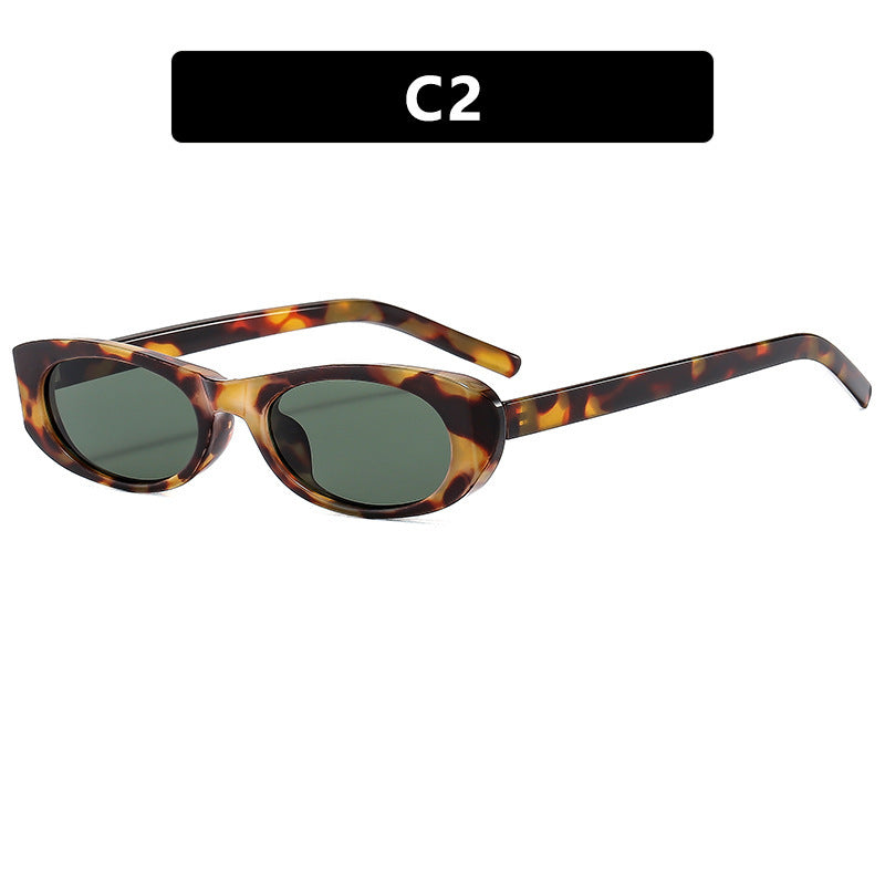 Damen modische Sonnenbrille im eleganten Ovalrahmen Brehn