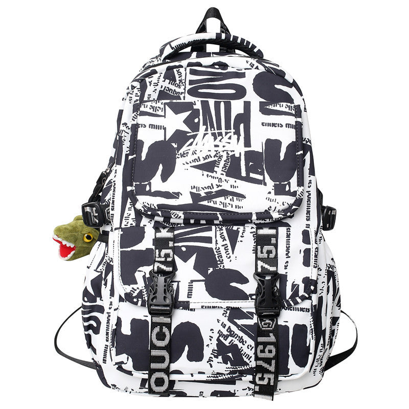Stylischer Grafikdruck Rucksack Brehn