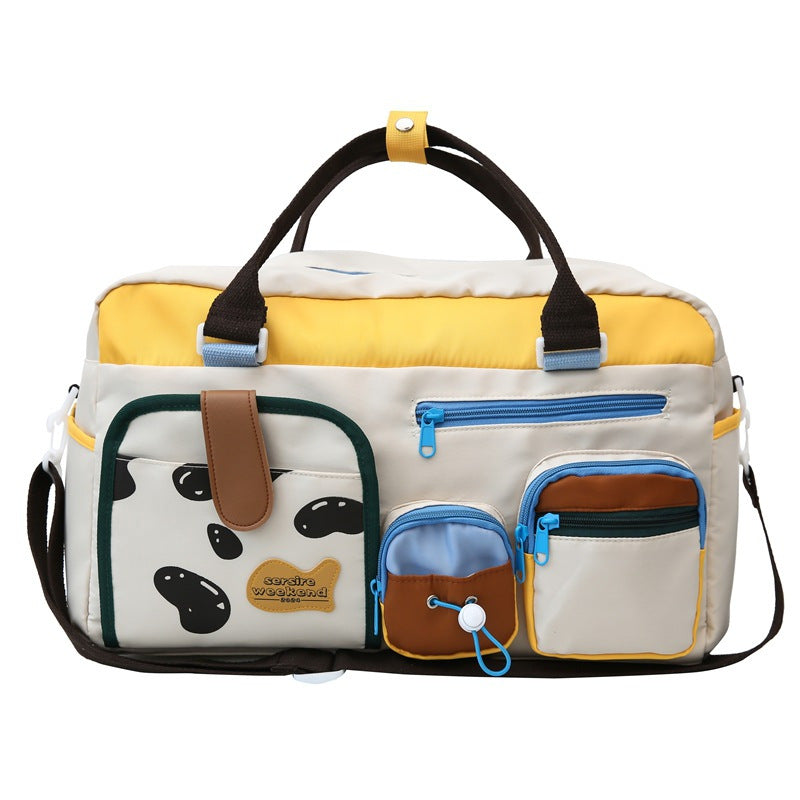 Stylische Reisen Duffeltasche mit mehreren Taschen