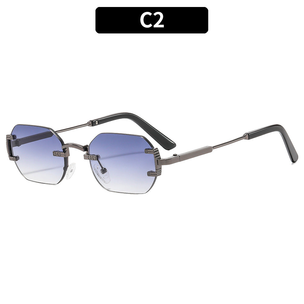 Stylische geometrische Rahmenbrille