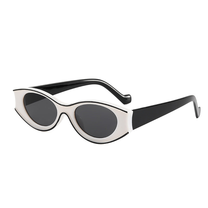 Damen Cat-Eye Sonnenbrille mit kontrastierendem Rahmendesign Brehn