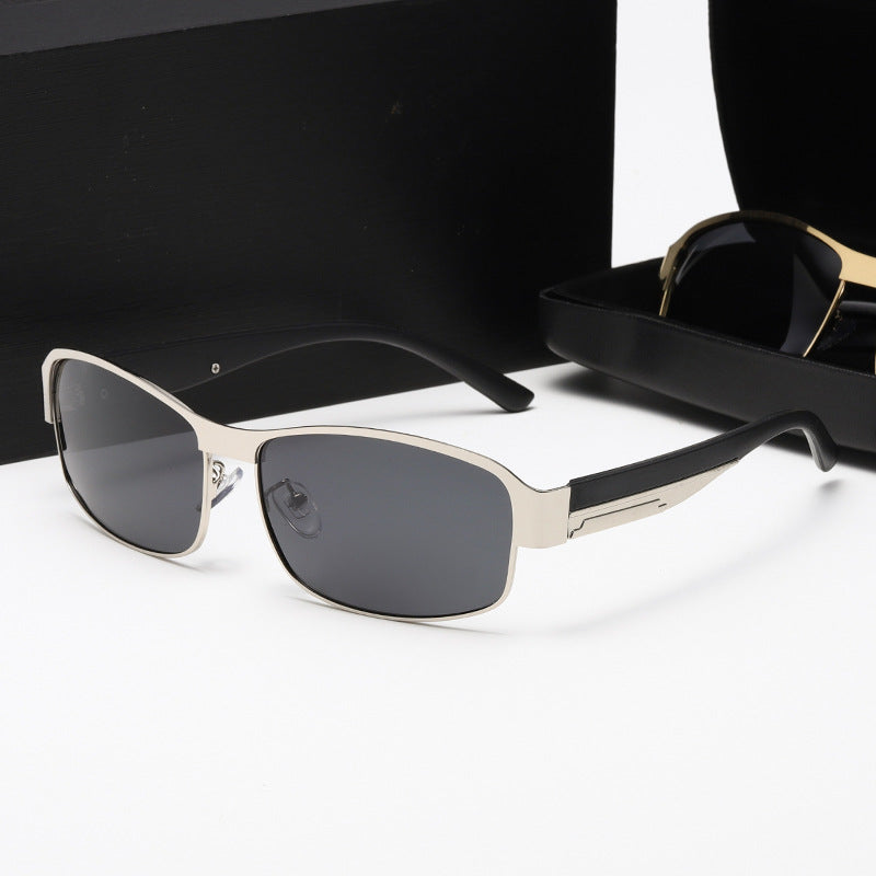 Damen Sportliche Sonnenbrille mit robustem Metallrahmen und polarisierenden Gläsern Brehn